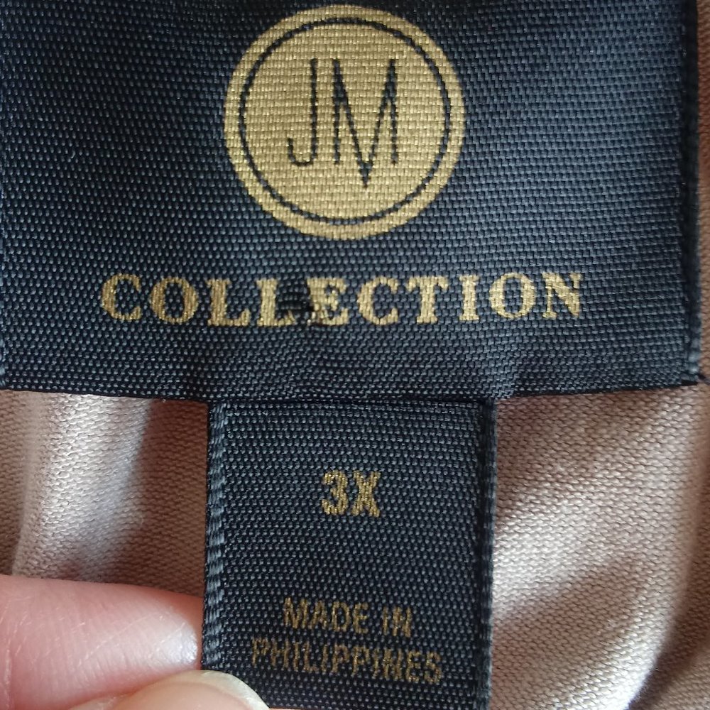 JM Collection V Neck Tunic - Picture 7 of 10